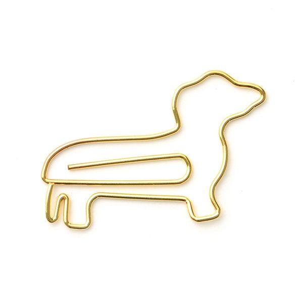 Midori D-Clip Dog Dackel gold