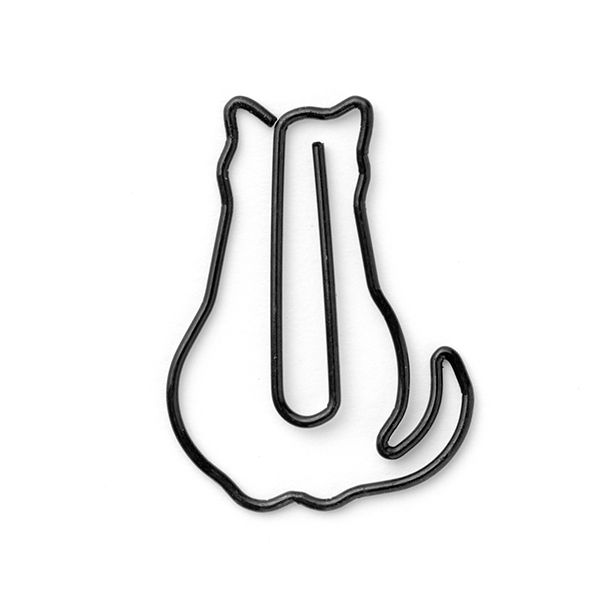 Midori D-Clip Cat sitzend schwarz