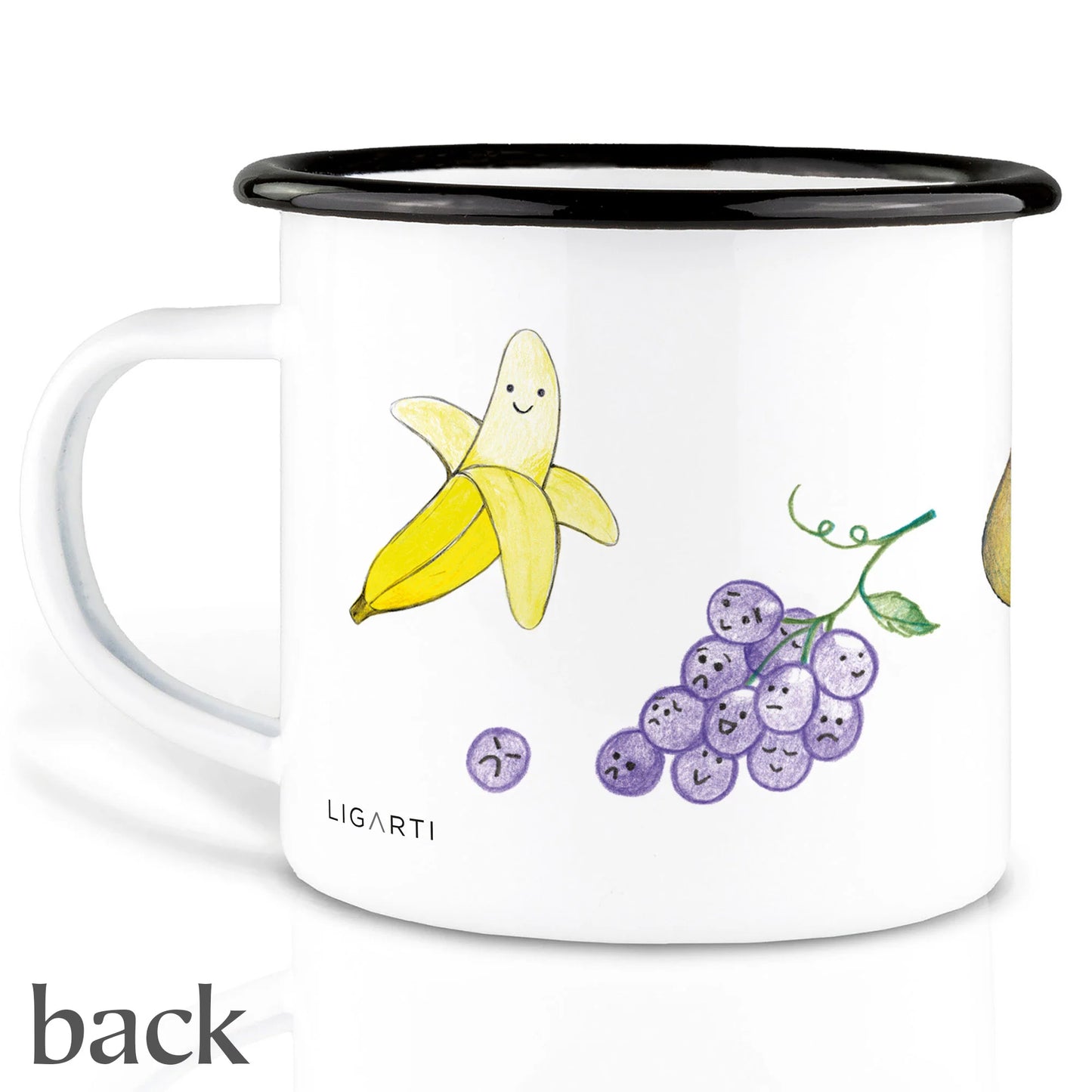 Ligarti Emaillebecher Obstsalat