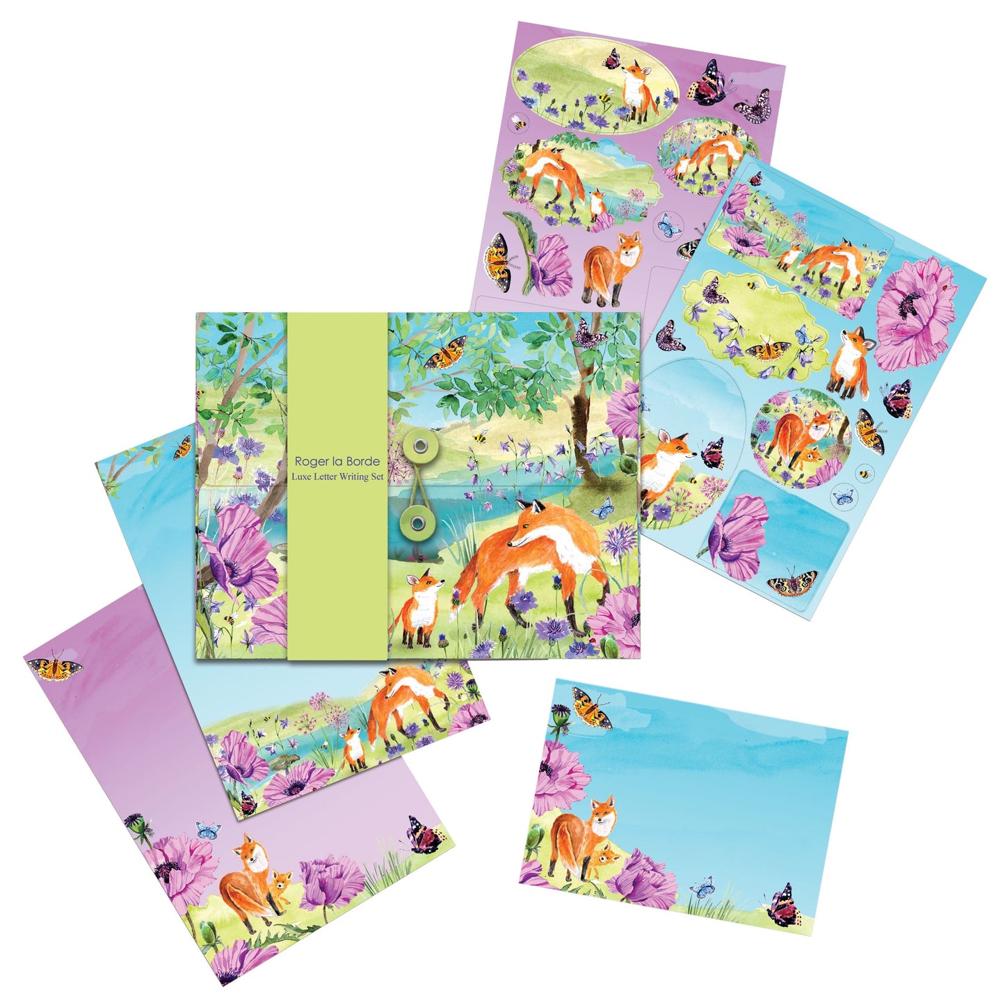 Roger la Borde Briefpapier-Set Fox