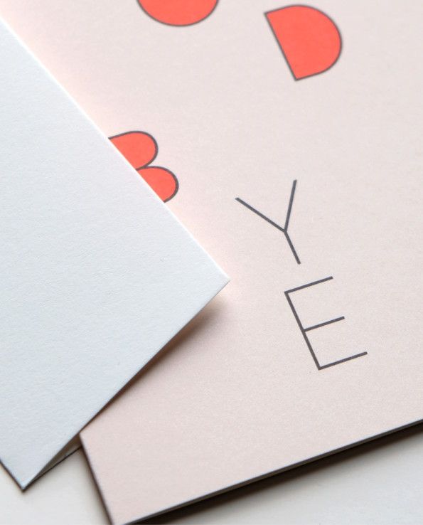 Haferkorn & Sauerbrey Grußkarte Goodbye