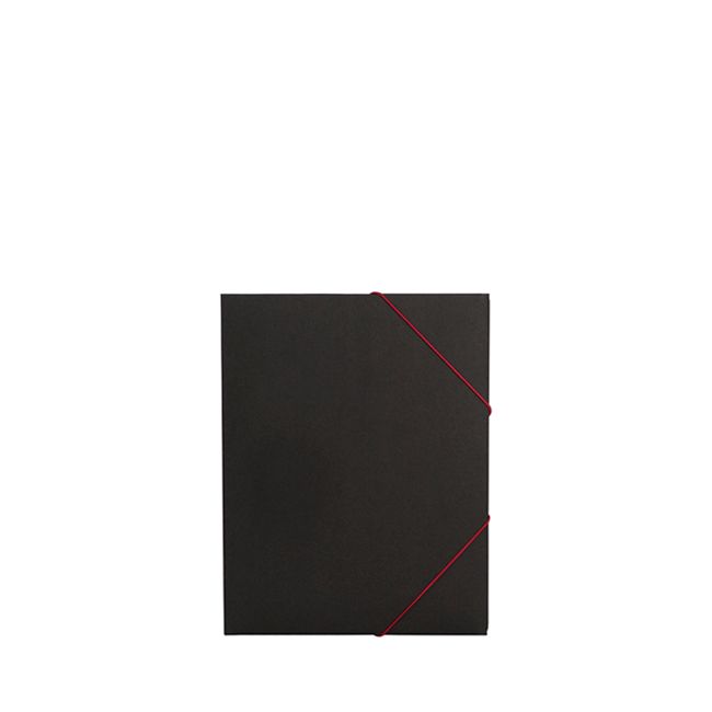 Carta Pura Gummizugmappe A6 Gummi rot