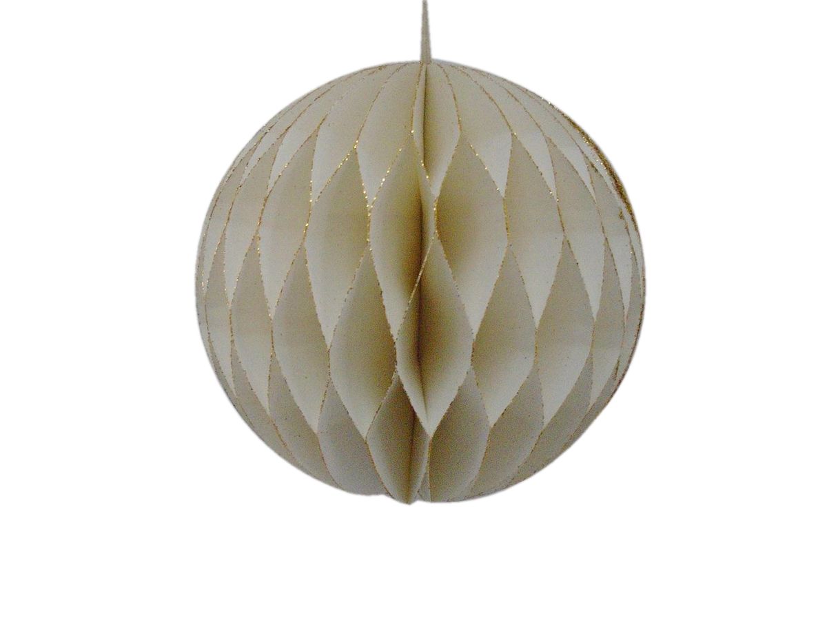 Only Natural Bienenwabe Kugel weiß