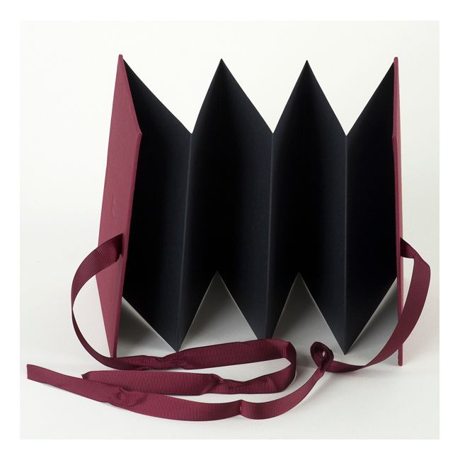 Semikolon Leporello bordeaux