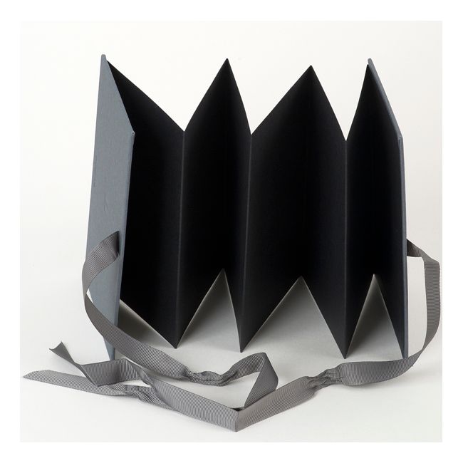 Semikolon Leporello grau