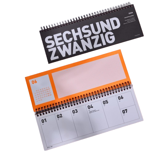 Fox & Poet Tischkalender 2026