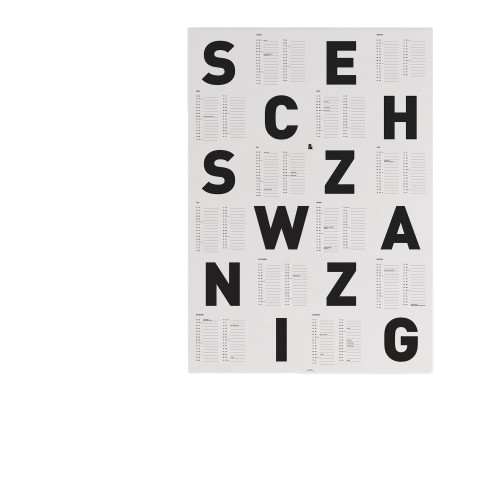 Fox & Poet Wandkalender 2026