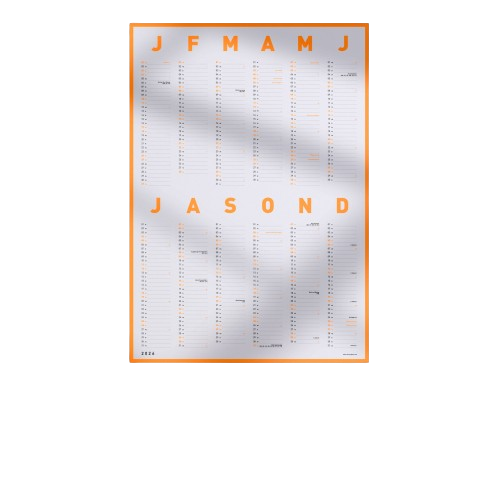 Fox & Poet Wandkalender 2026