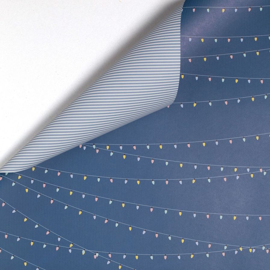 My Pretty Circus Papier Lichterkette blau