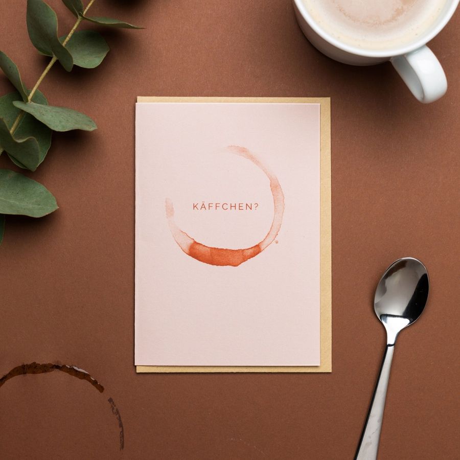 My Pretty Circus Grußkarte Käffchen