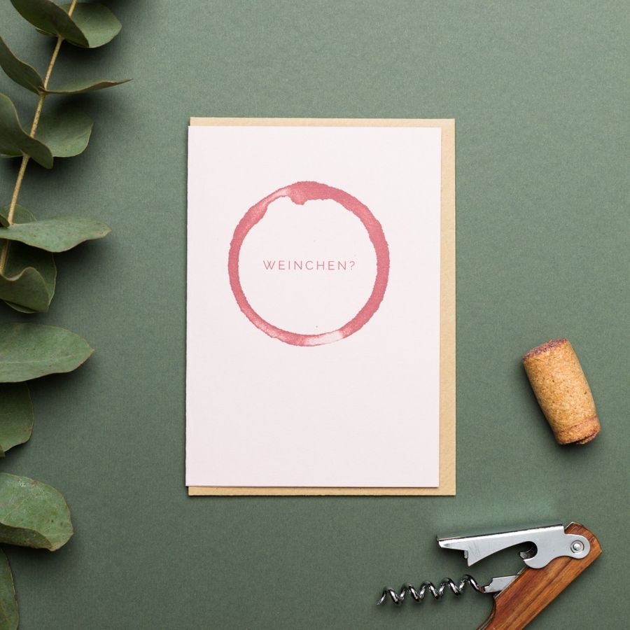 My Pretty Circus Grußkarte Weinchen