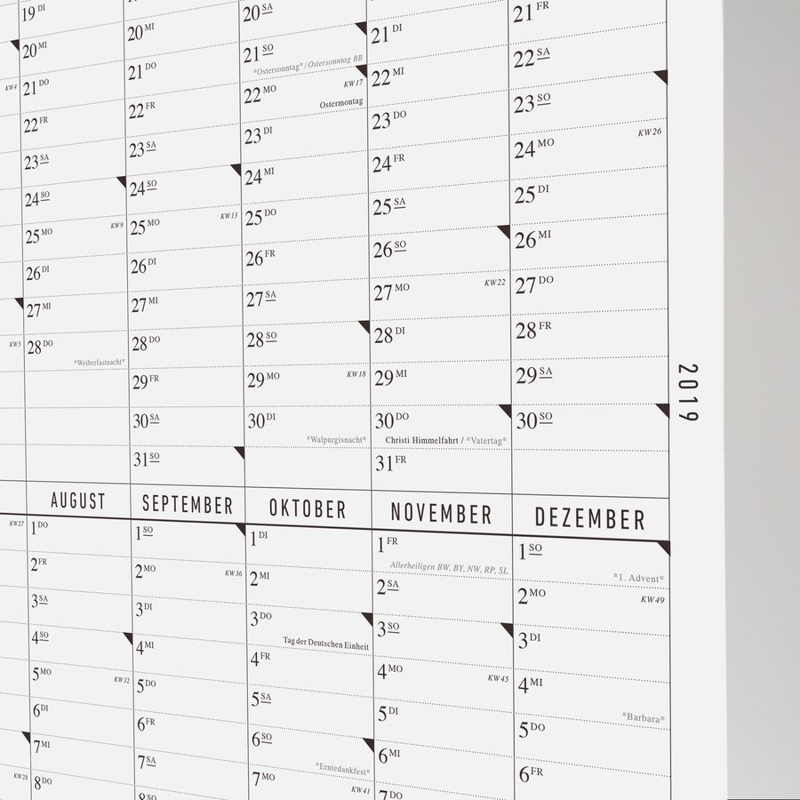 Von Laufenberg Langer Wandkalender 2026