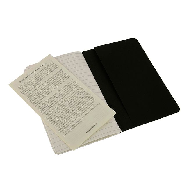 Moleskine Notizheft Cahier Pocket schwarz