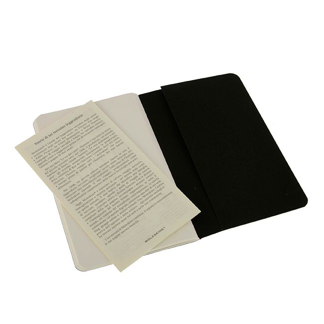 Moleskine Notizheft Cahier Pocket schwarz