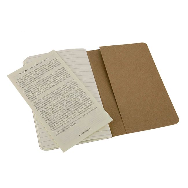 Moleskine Notizheft Cahier Pocket Kraft
