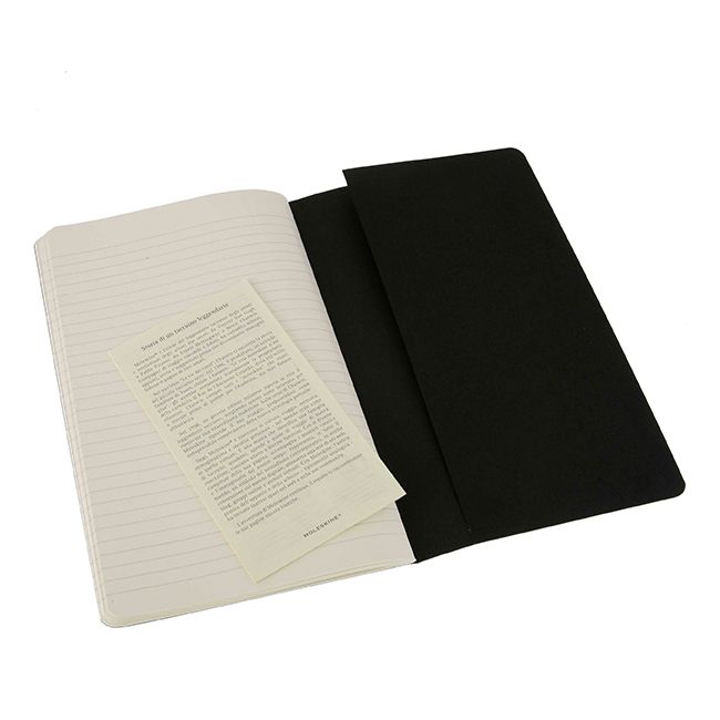 Moleskine Notizheft Cahier Large schwarz