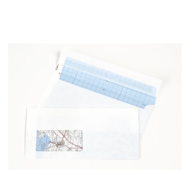 Direktrecycling Landkarten-Kuverts