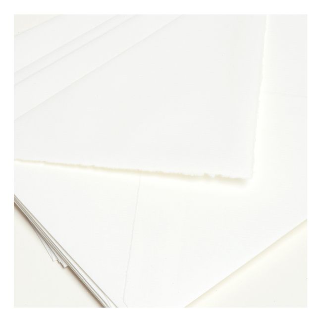 MaySpies Bütten Kuverts weiß