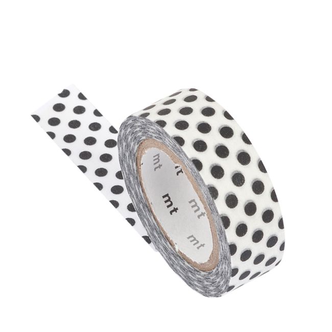 MT Masking Tape 10m dot black
