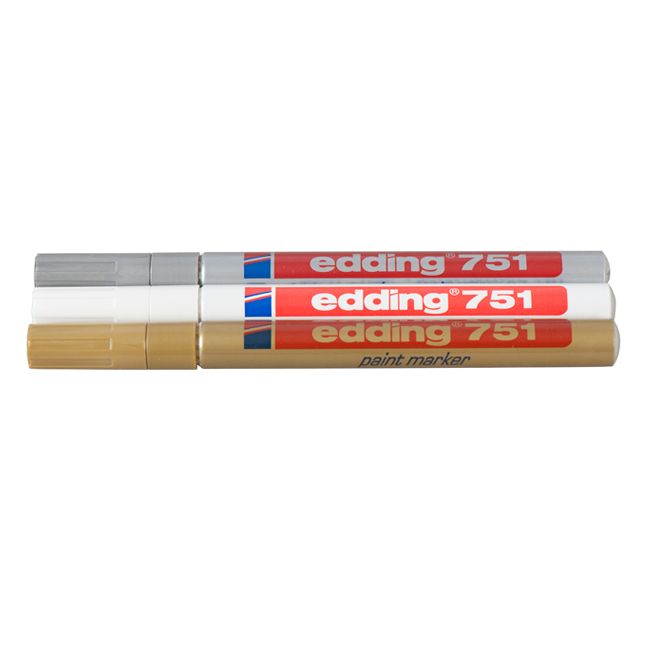 Edding Lackmarker 751 weiß