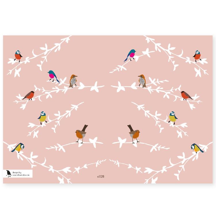 Souci Grußkarte Vogelgezwitscher