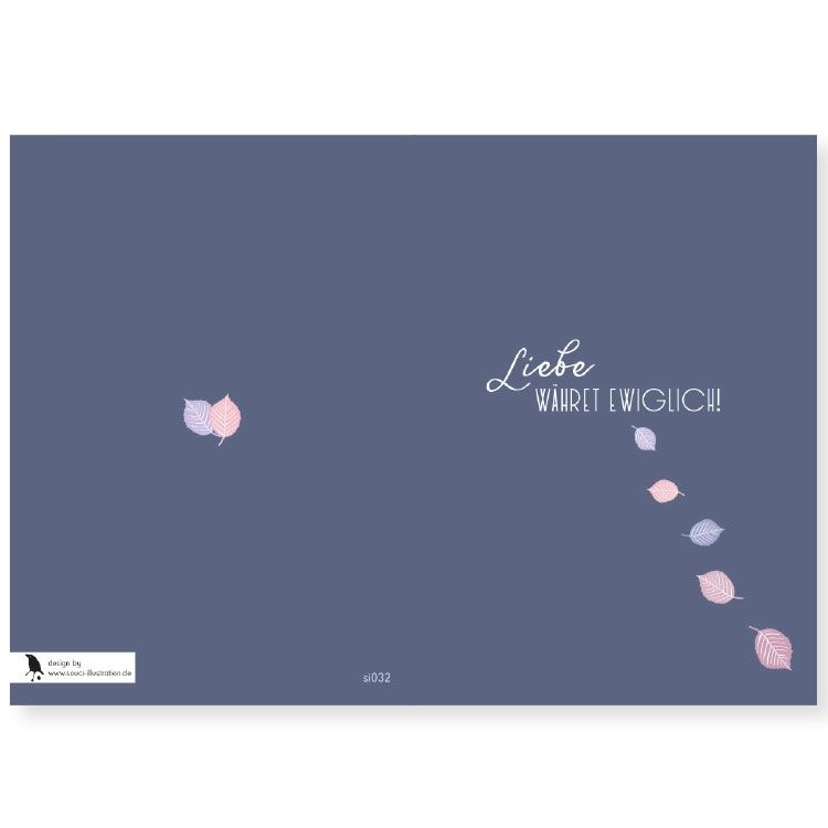 Souci Grußkarte Liebe währet ewiglich