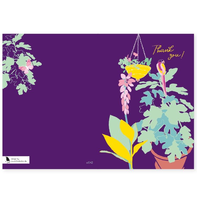 Souci Grußkarte Thank you