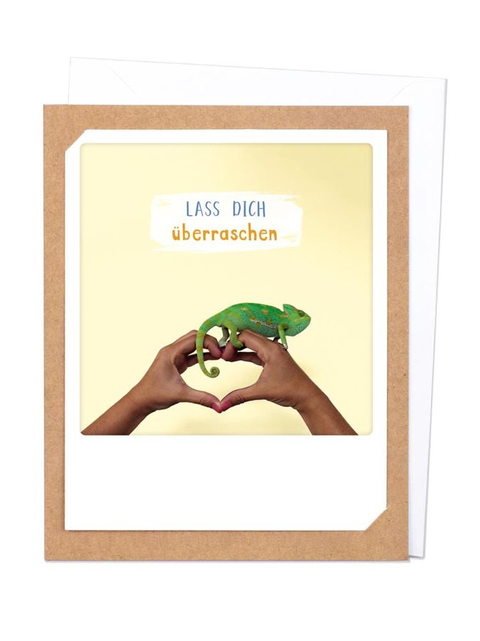 Pickmotion Grußkarte Lass dich überraschen