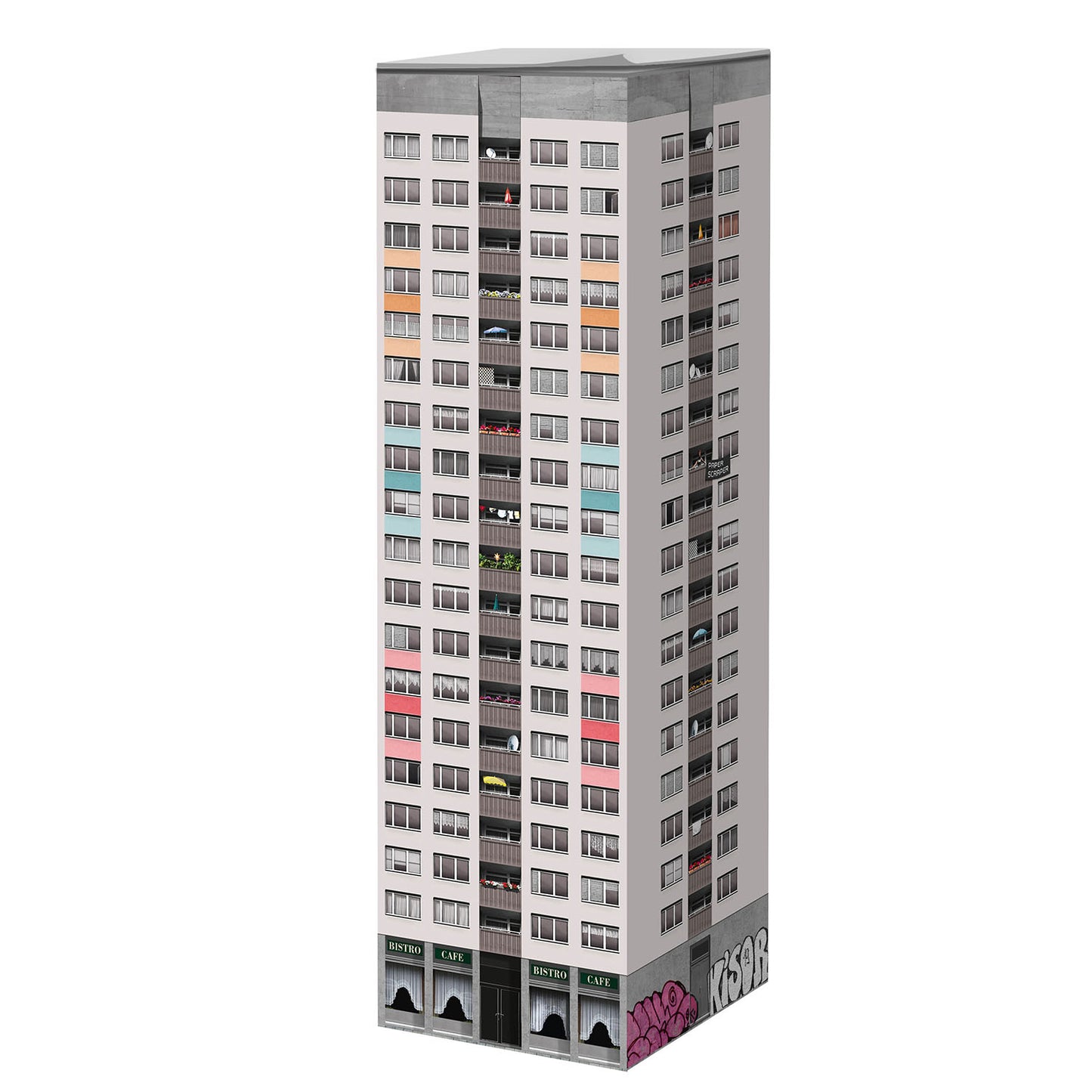 Seltmann Paperscraper® „Plattenbau Berlin“