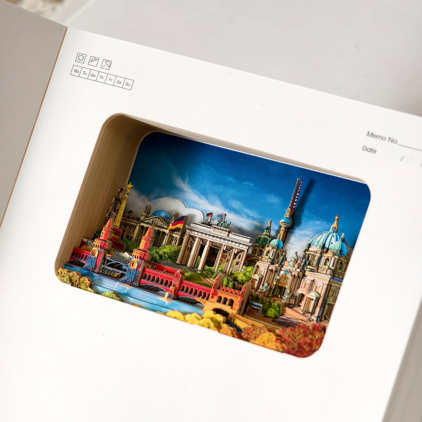 Buddhiherz 3D-Notizbuch Berlin