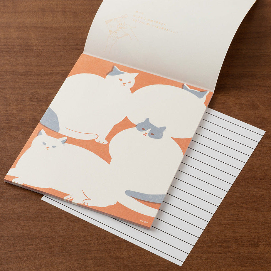 Midori Kimagure Briefblock Katze