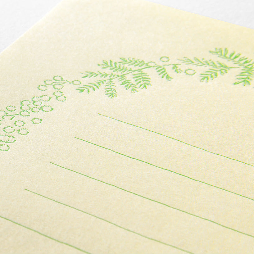 Midori Letter Set Flower Mimose