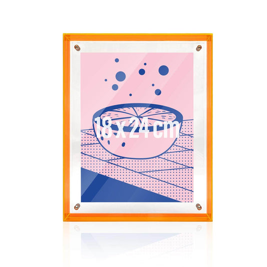 Mea Living Bilderrahmen Acryl neon orange