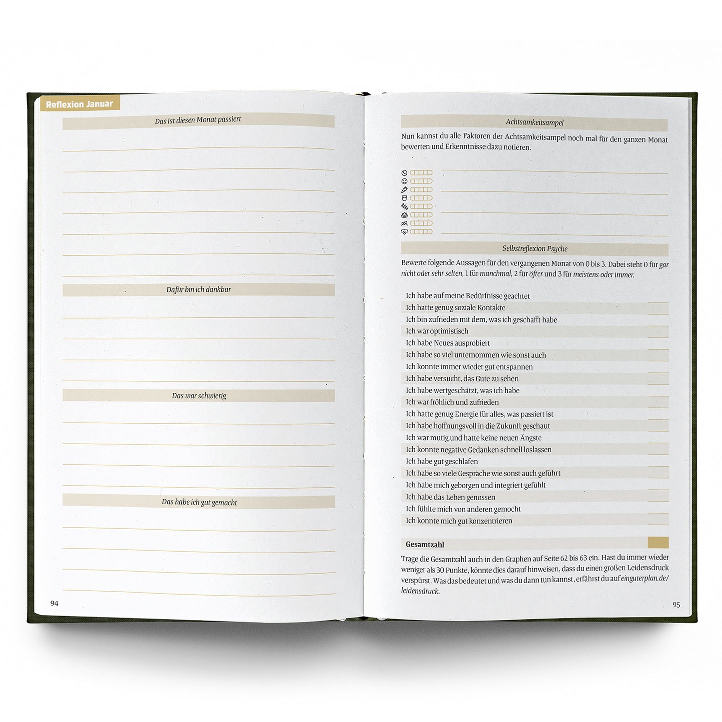 Ein guter Plan Kalender 2026 Wald