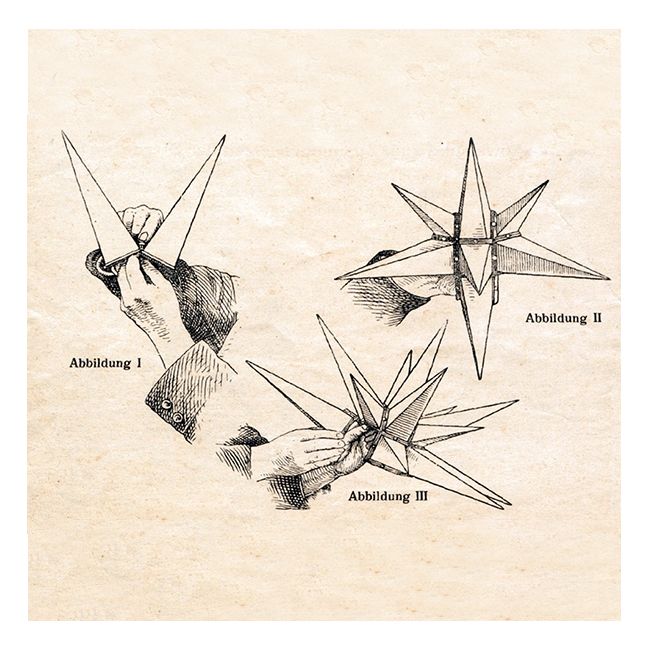 Herrnhuter I4 Innenstern 40 cm rot