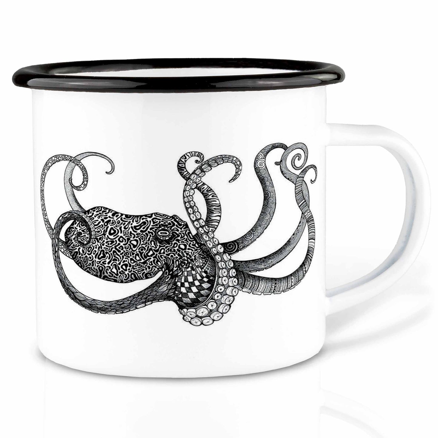 Ligarti Emaillebecher Oktopus
