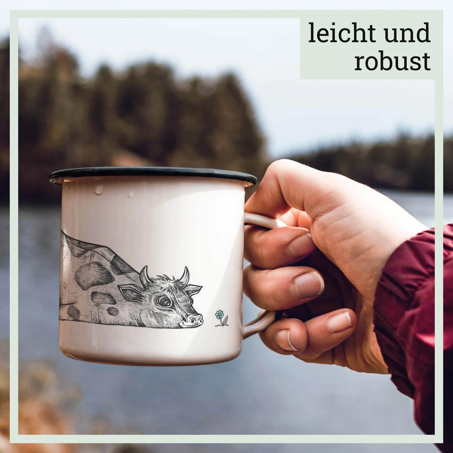 Ligarti Emaillebecher Rita