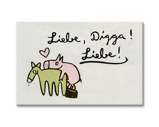 Seltmann Magnet "Liebe, Digga!"