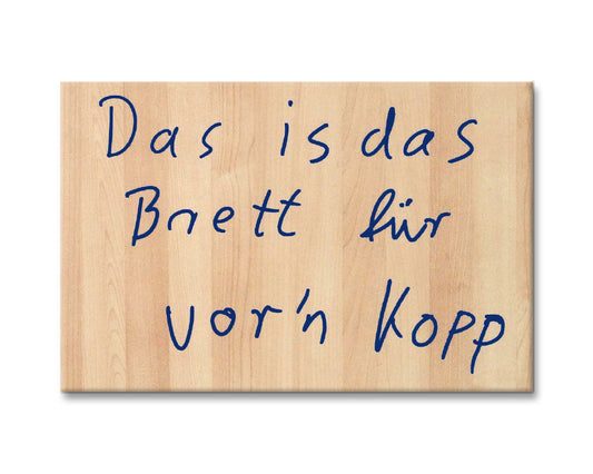 Seltmann Magnet "Brett vor´n Kopf"