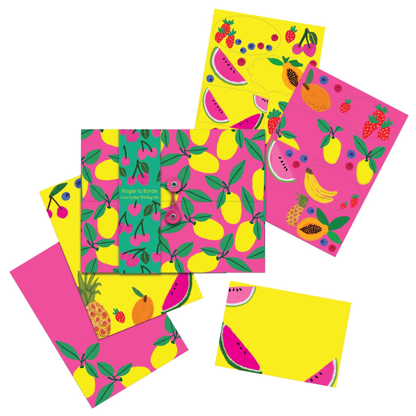 Roger la Borde Briefpapier-Set Fruits