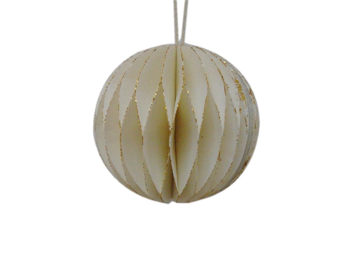 Only Natural Bienenwabe Kugel weiß