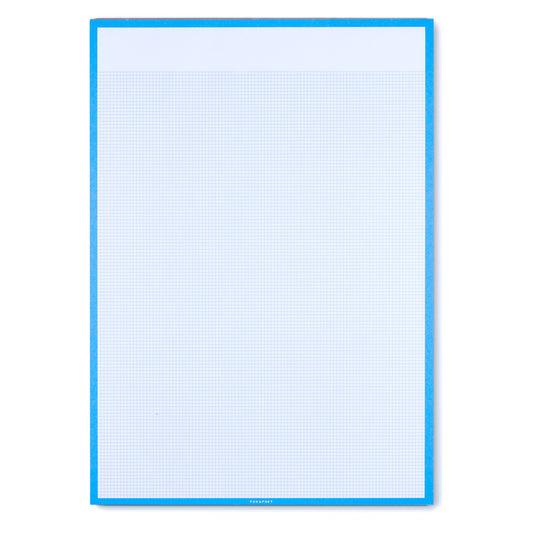Fox & Poet Notizblock A4 blau