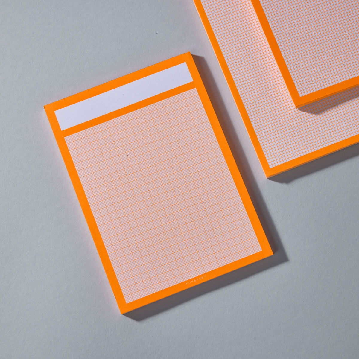 Fox & Poet Notizblock A6 neon