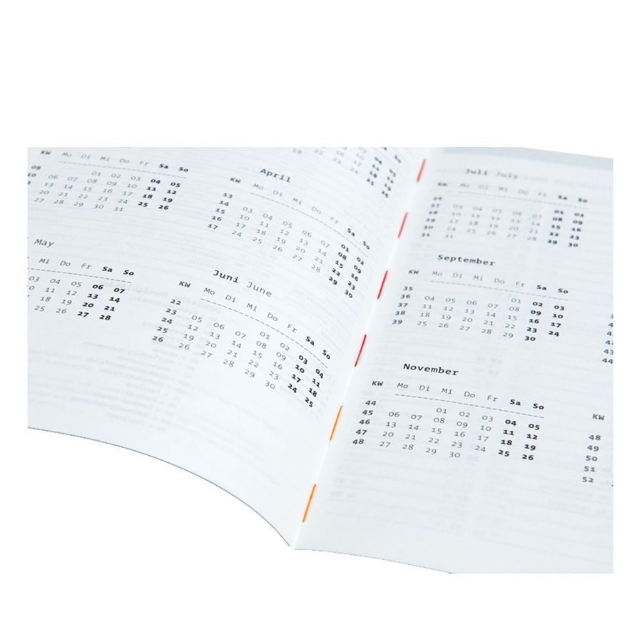 Roterfaden Kalender 2026 A4