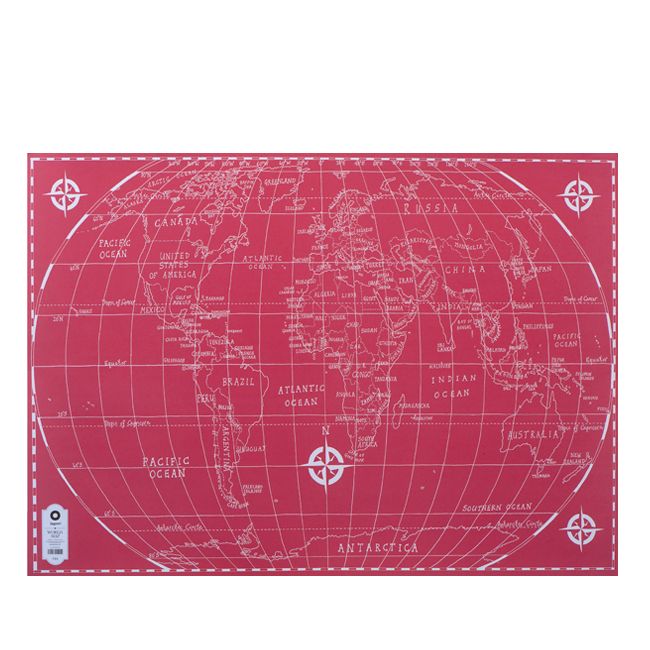 Geschenkpapier World Map Klang und Kleid